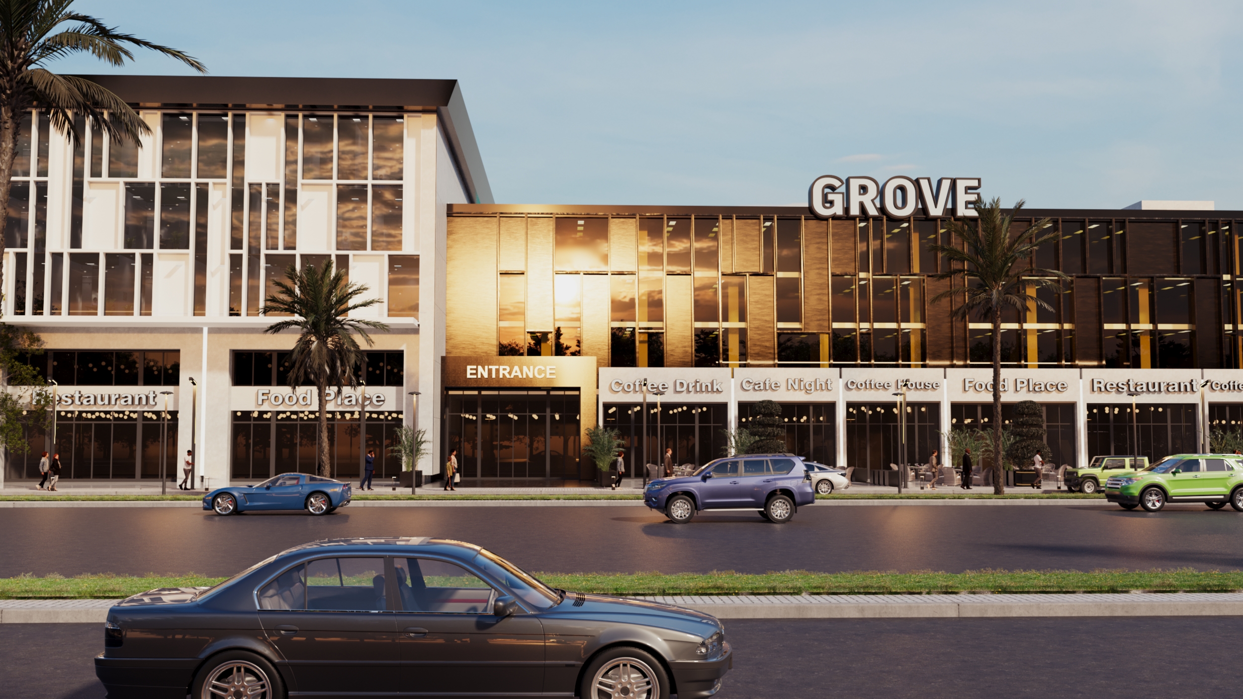 Algrovee Commercial District  