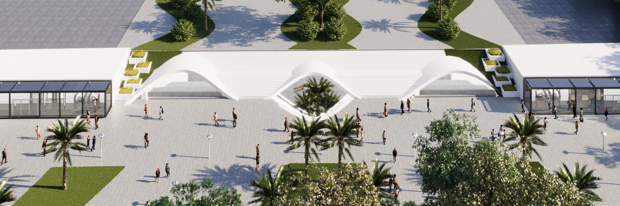  Underground Parking & Plaza 